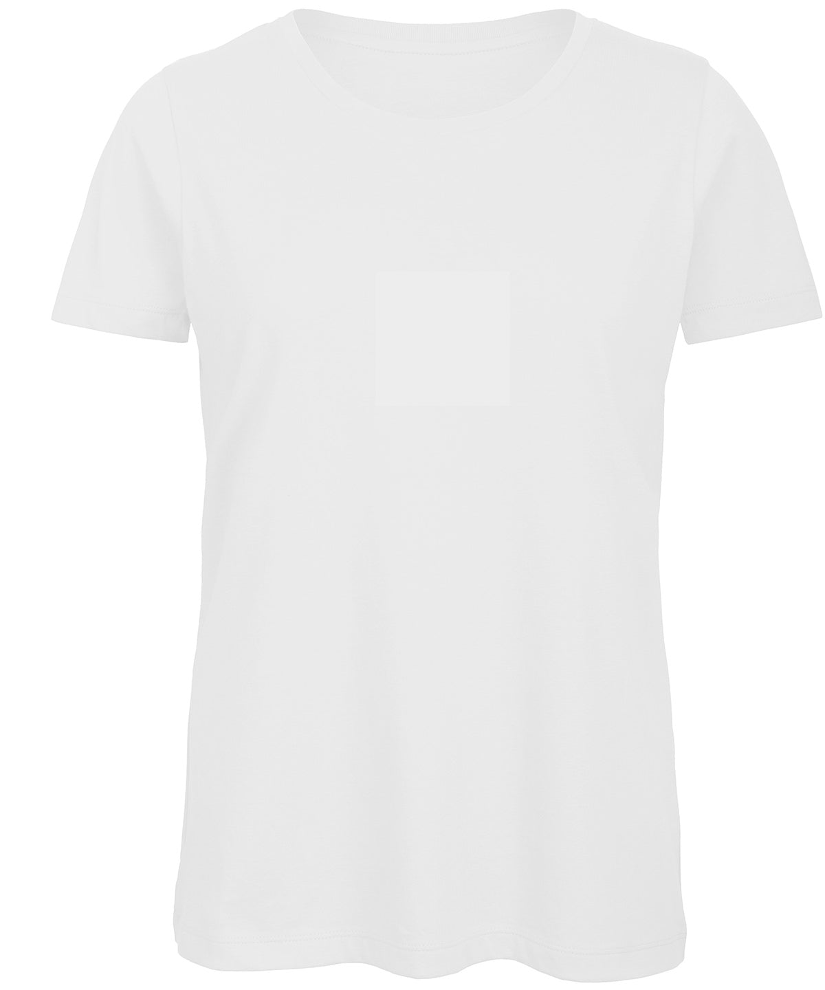 Stuttermabolur B&C Collection B118F – Hvítur – 2XL