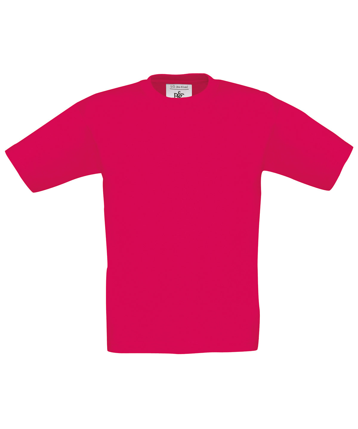 Stuttermabolur B&C Collection B150B – Fuchsia – 12/14 Years