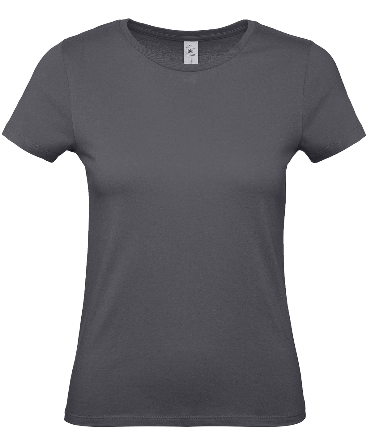 Stuttermabolur B&C Collection B210F – Dökkgrár – 2XL