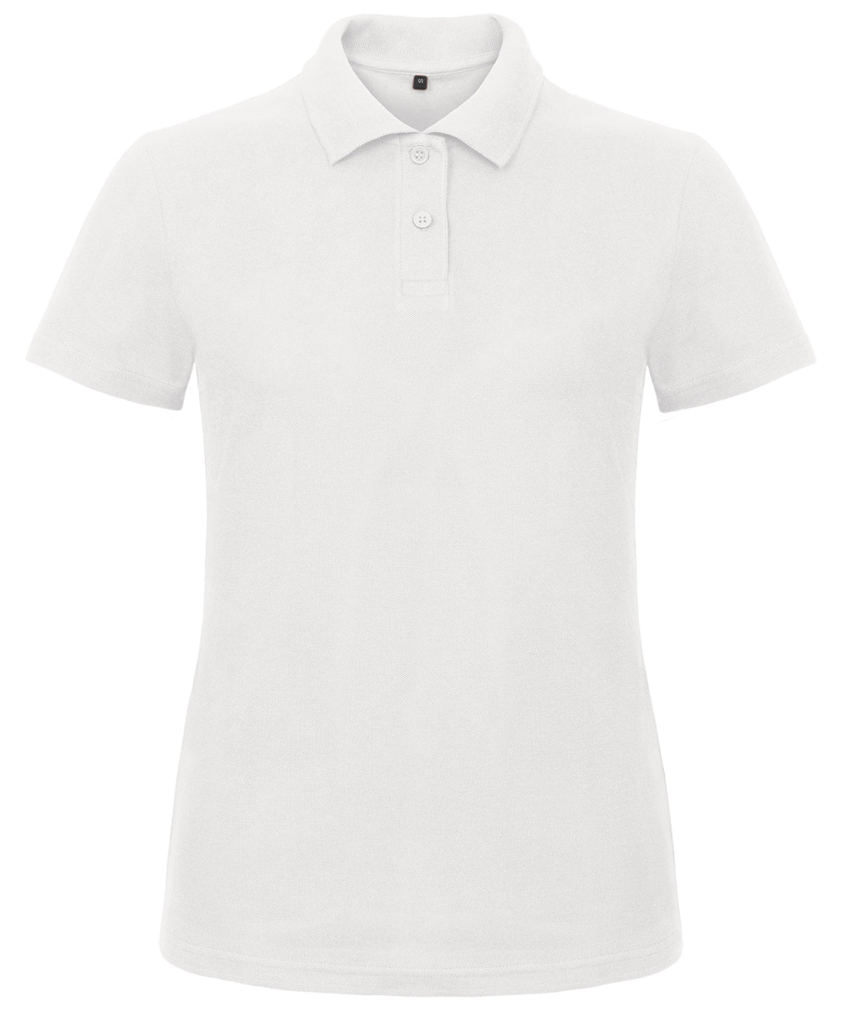Pólóbolur B&C Collection B306F – Hvítur – 3XL