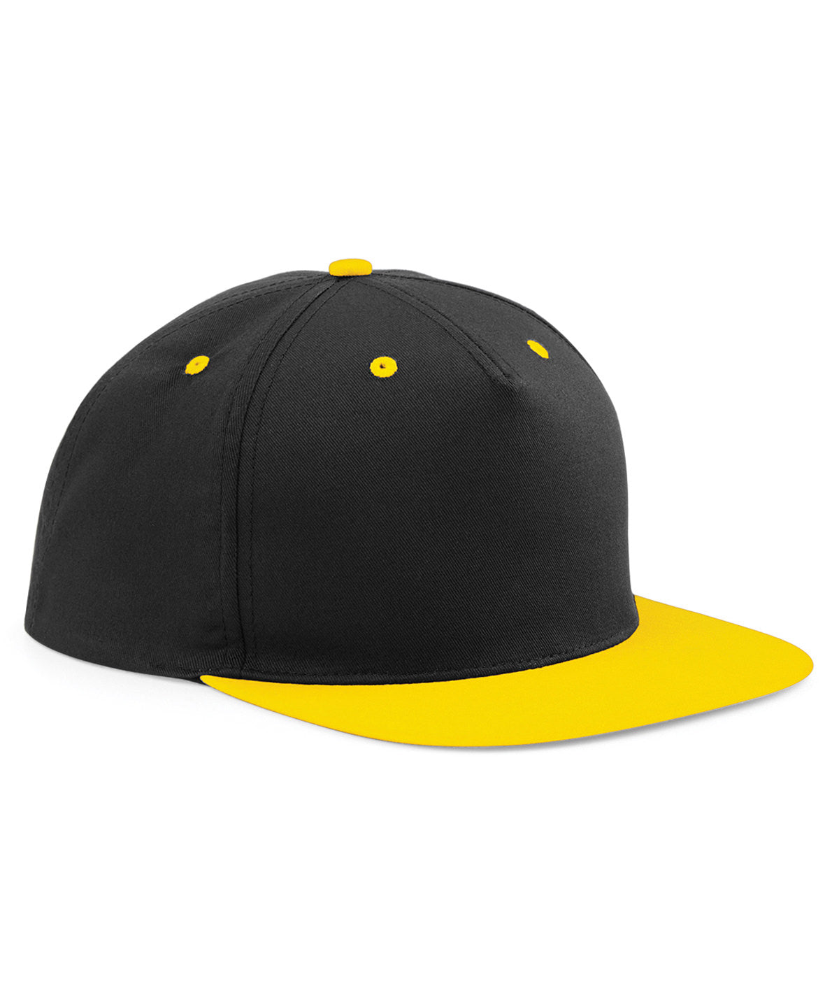 Derhúfa Beechfield B610C – Black/Yellow – One size