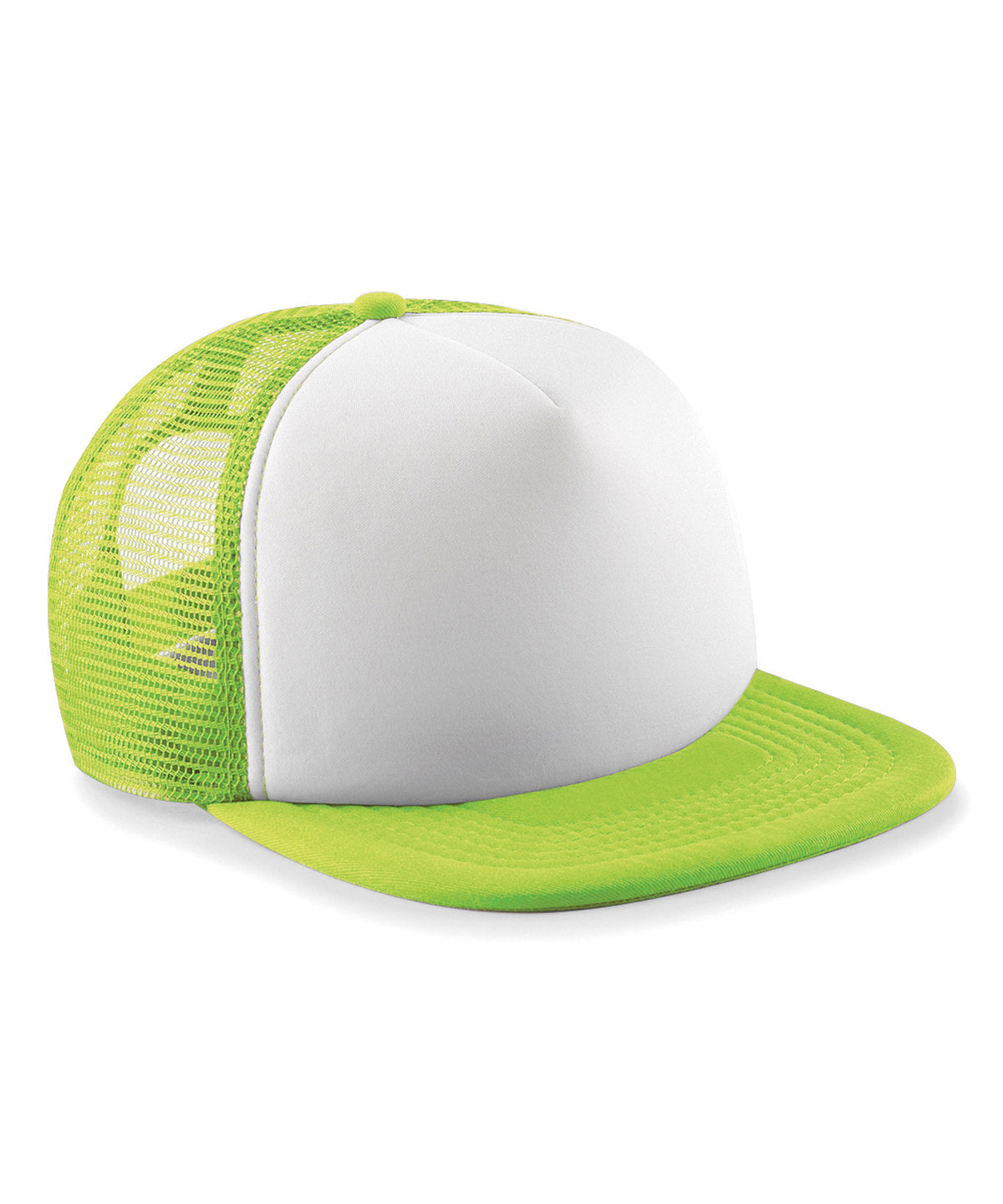 Derhúfa Beechfield B645B – Lime Green/White – One size