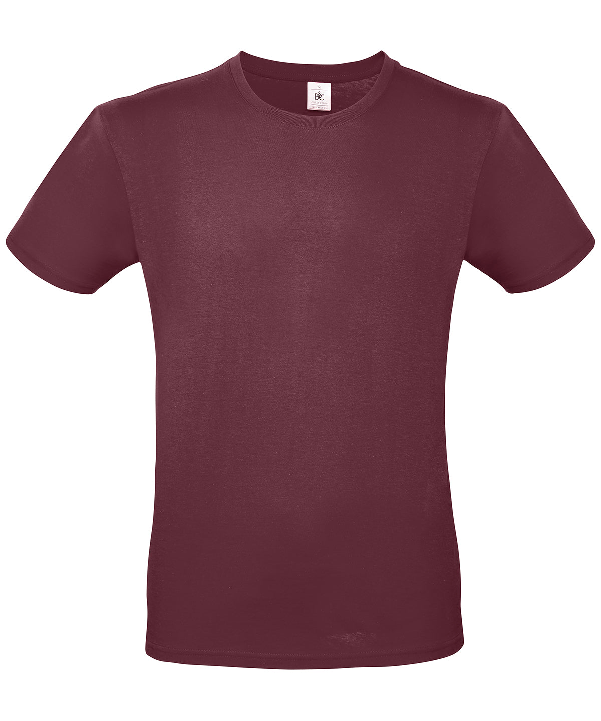 Stuttermabolur B&C Collection BA210 – Vínrauður – 3XL