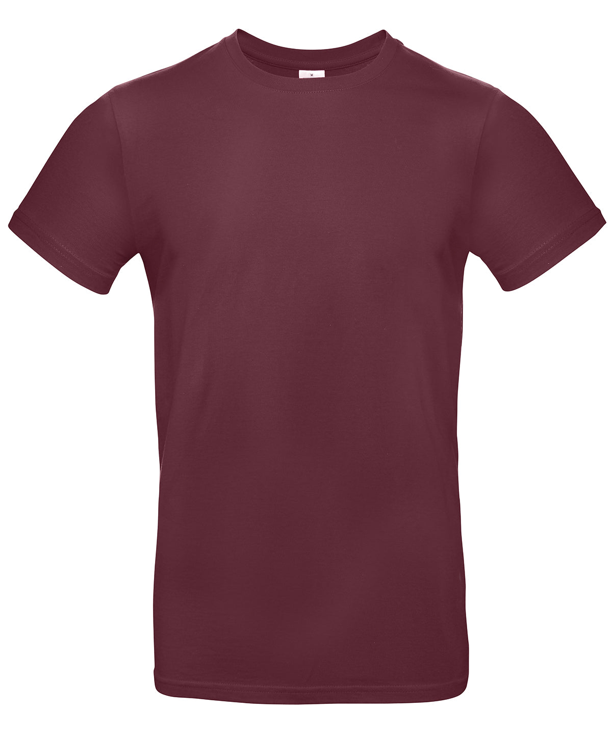 Stuttermabolur B&C Collection BA220 – Vínrauður – 3XL
