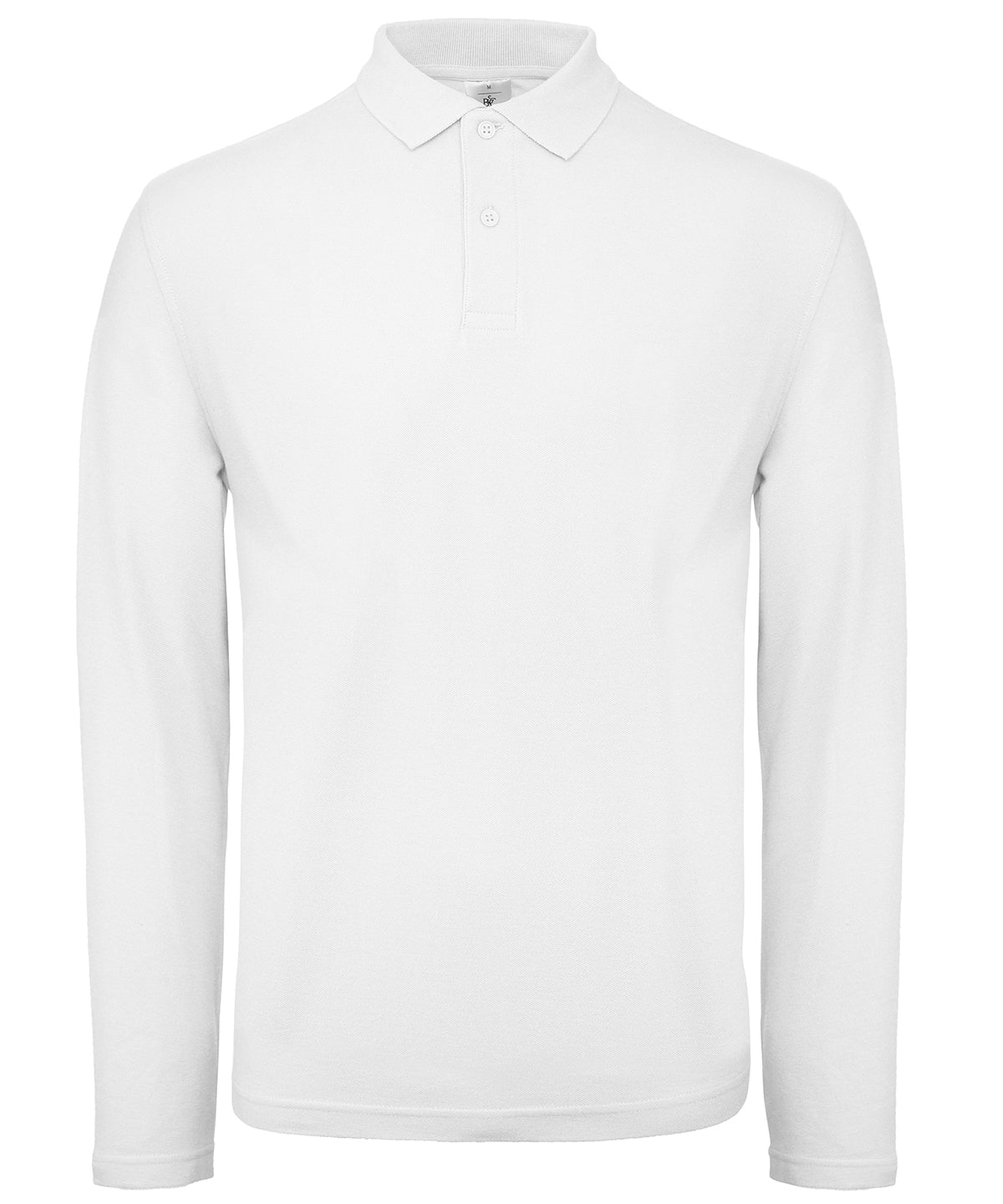 Pólóbolur B&C Collection BA290 – Hvítur – 4XL