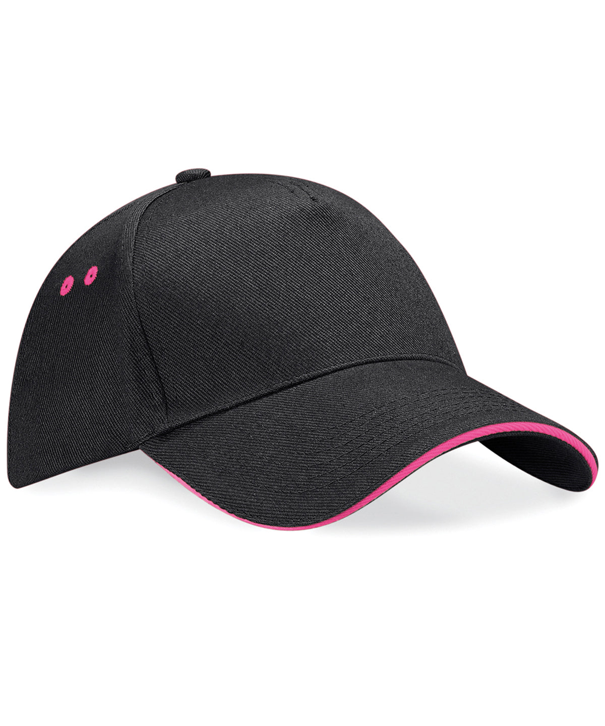 Derhúfa Beechfield BC15C – Black/Fuchsia – One size