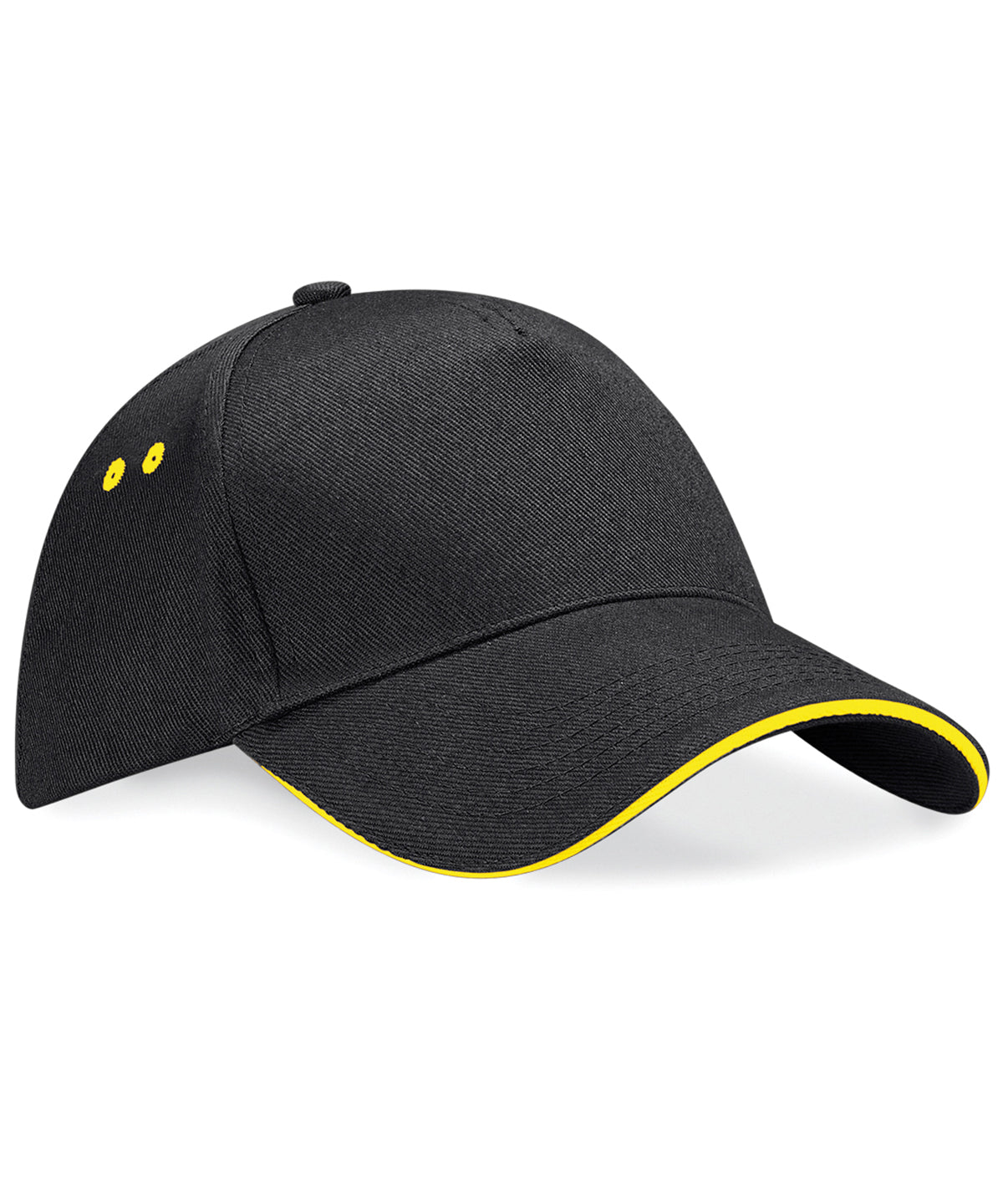 Derhúfa Beechfield BC15C – Black/Yellow – One size