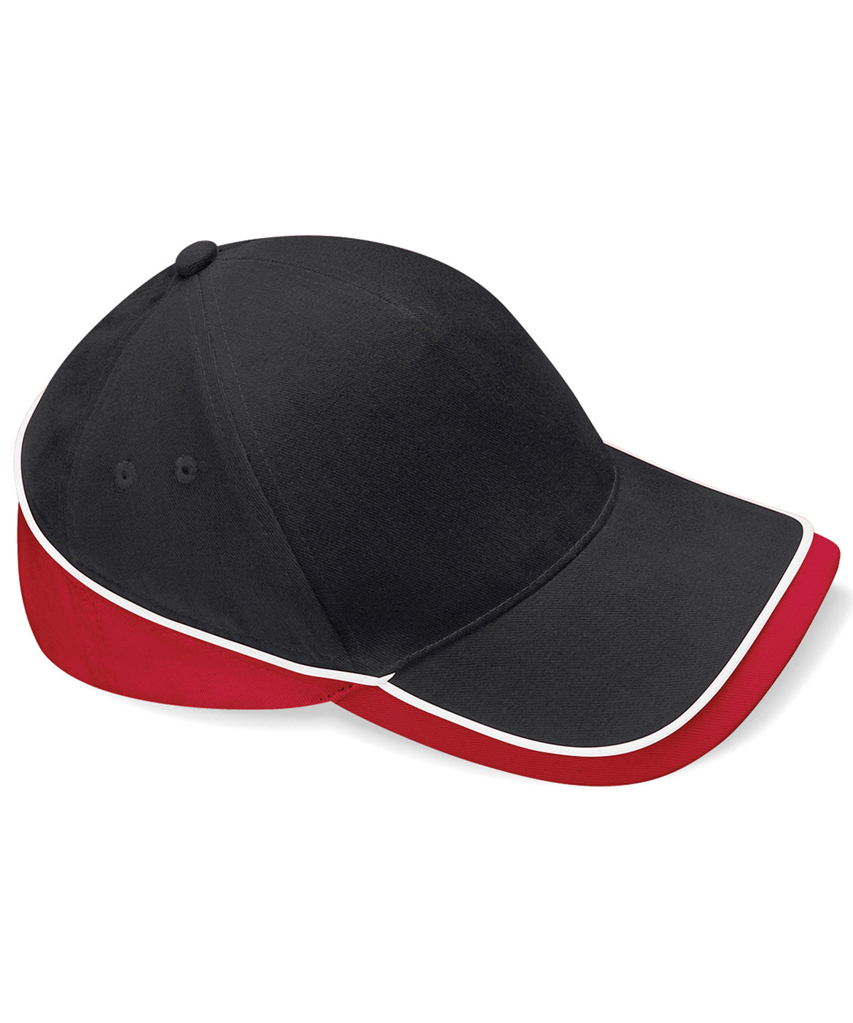 Derhúfa Beechfield BC171 – Black/Classic Red/White – One size