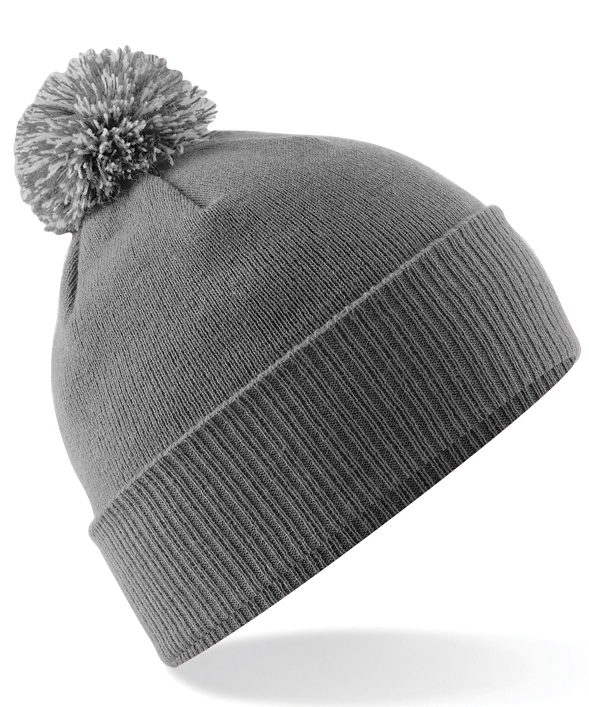 Húfa Beechfield BC450 – Graphite Grey/Light Grey – One size