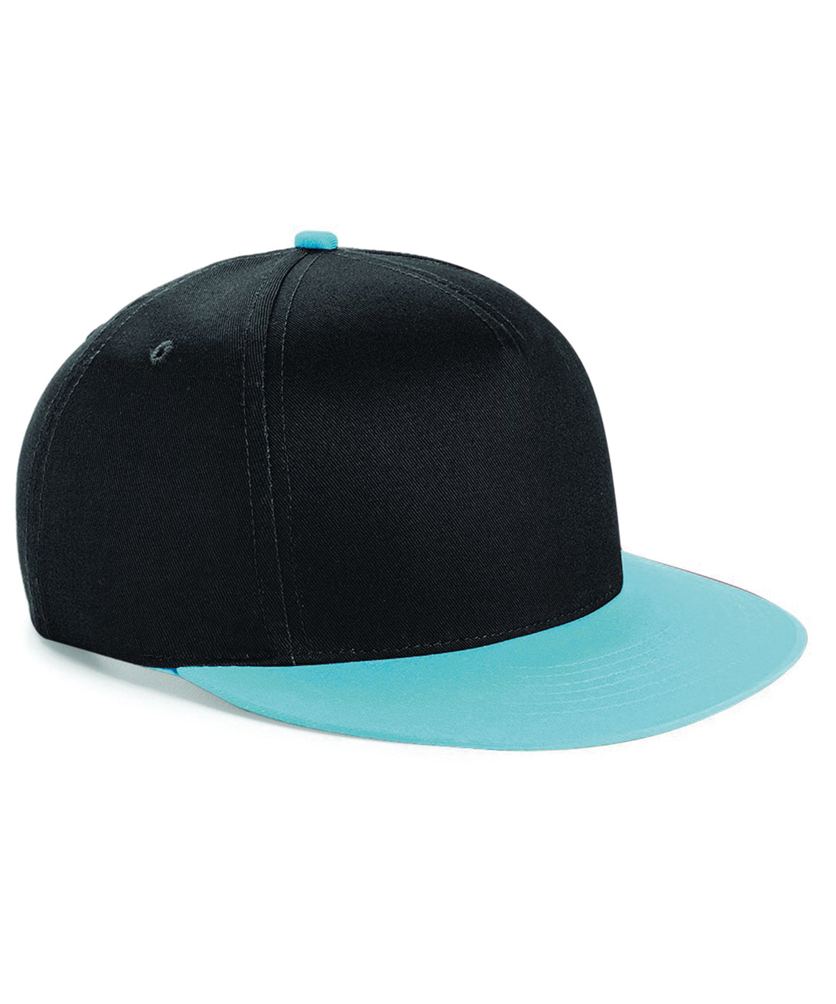 Derhúfa Beechfield BC615 – Black/Surf Blue – One size
