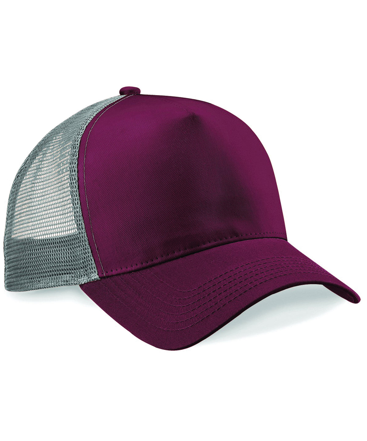 Derhúfa Beechfield BC640 – Burgundy/Light Grey – One size