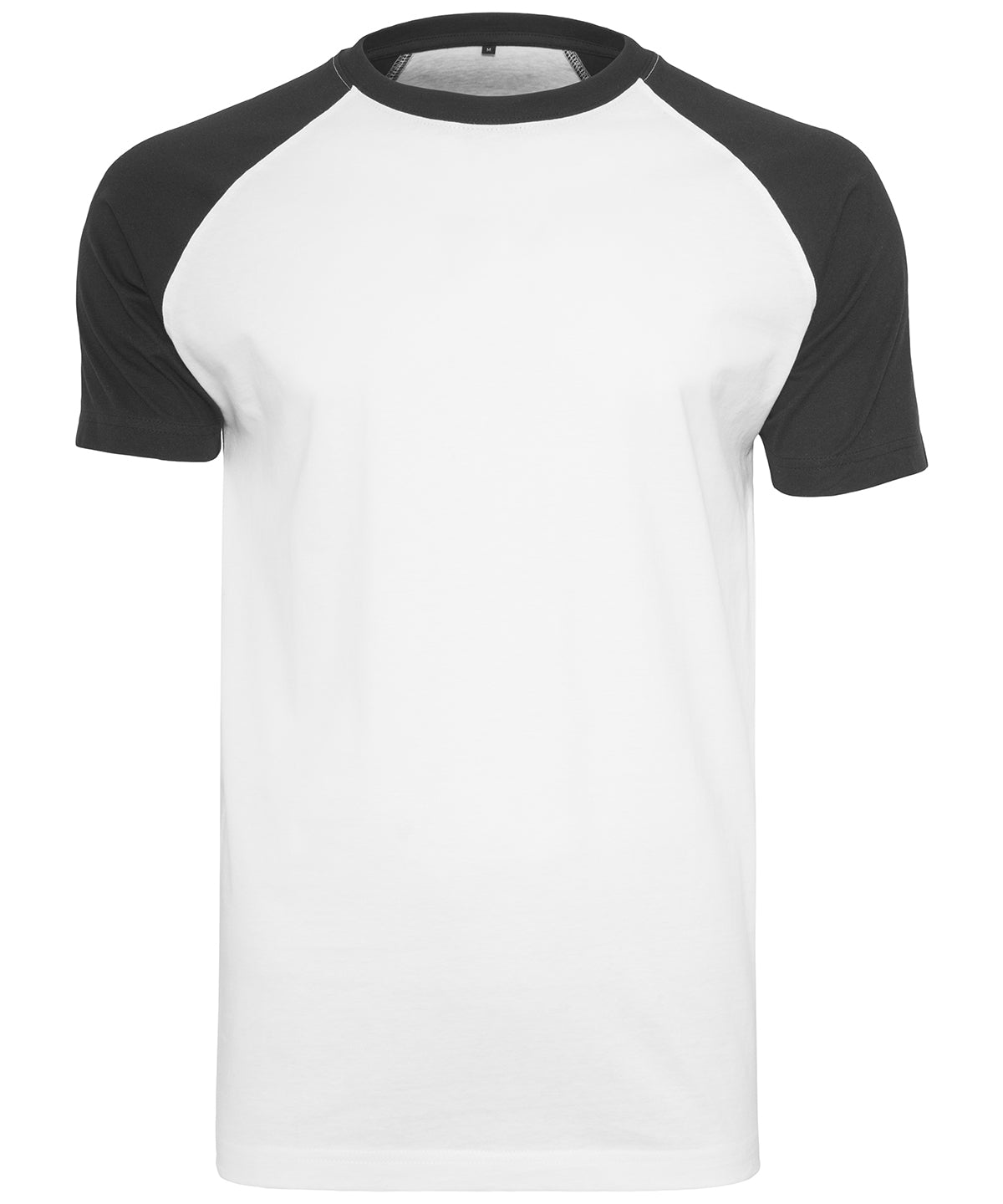 Stuttermabolur Build Your Brand BY007 – White/Black* – 5XL
