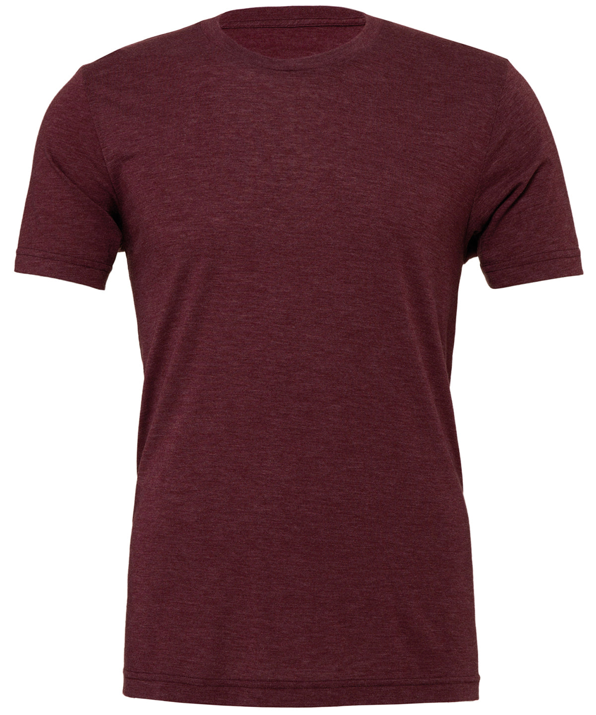 Stuttermabolur Bella Canvas CV003 – Maroon Triblend – 2XL