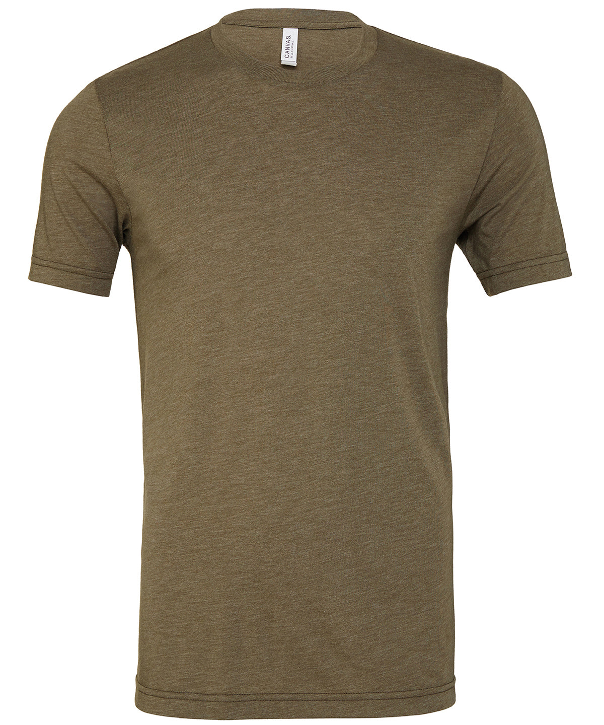 Stuttermabolur Bella Canvas CV003 – Olive Triblend – 2XL