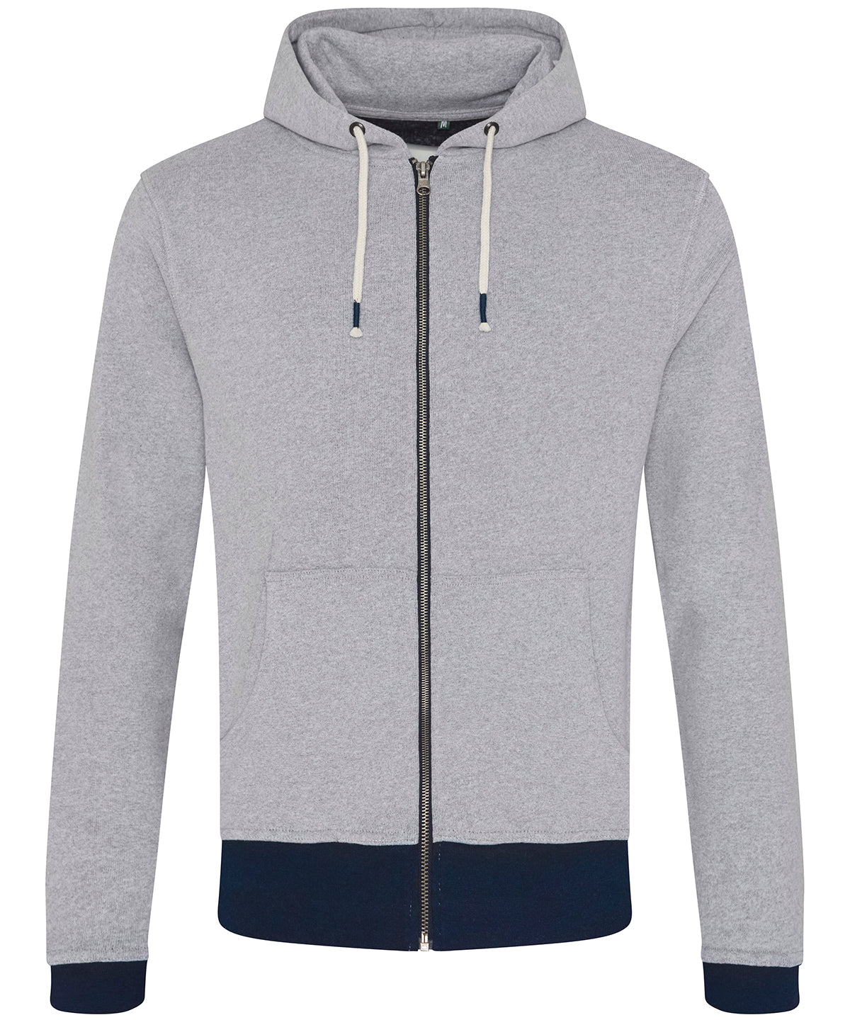 Hettupeysa AWDis Ecologie EA051 – Heather Grey/Navy – 2XL