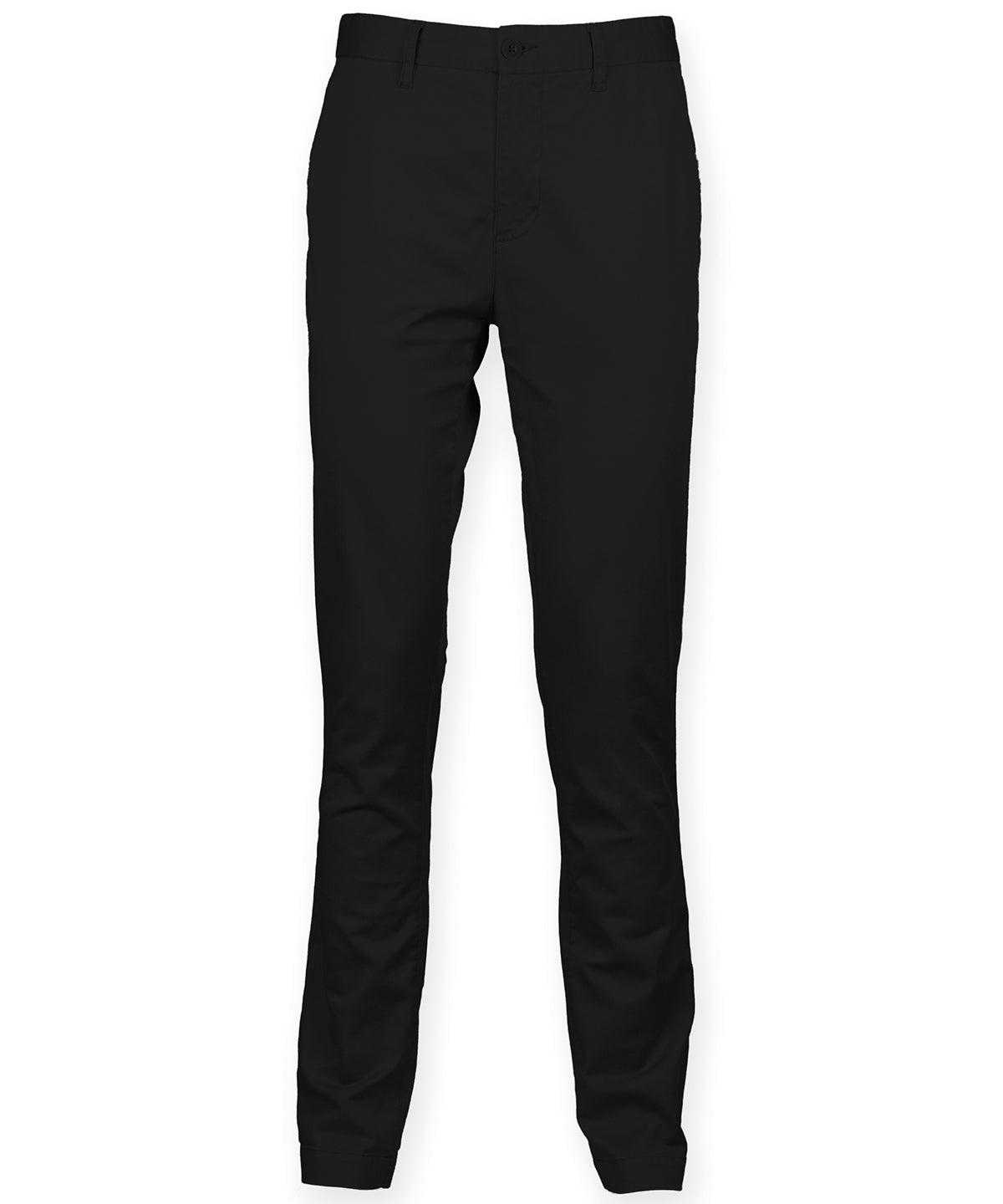 Chino-buxur Front Row FR621 – Svartur – 40 Long