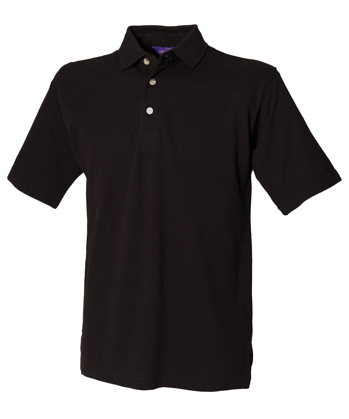 Pólóbolur Henbury HB100 – Black*† – 3XL
