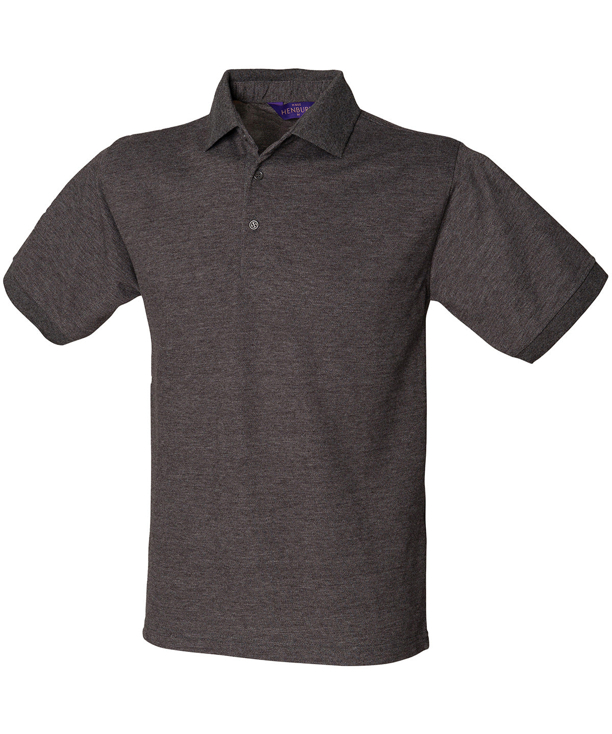 Pólóbolur Henbury HB400 – Charcoal – 3XL