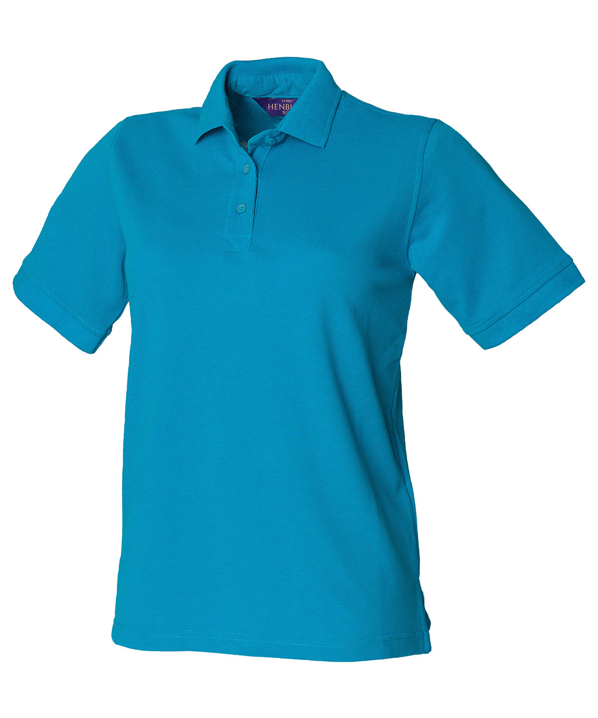 Pólóbolur Henbury HB401 – Túrkís – 3XL
