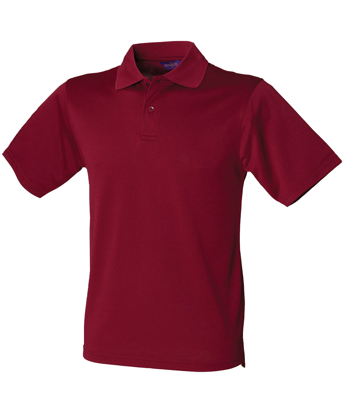 Pólóbolur Henbury HB475 – Vínrauður – 3XL