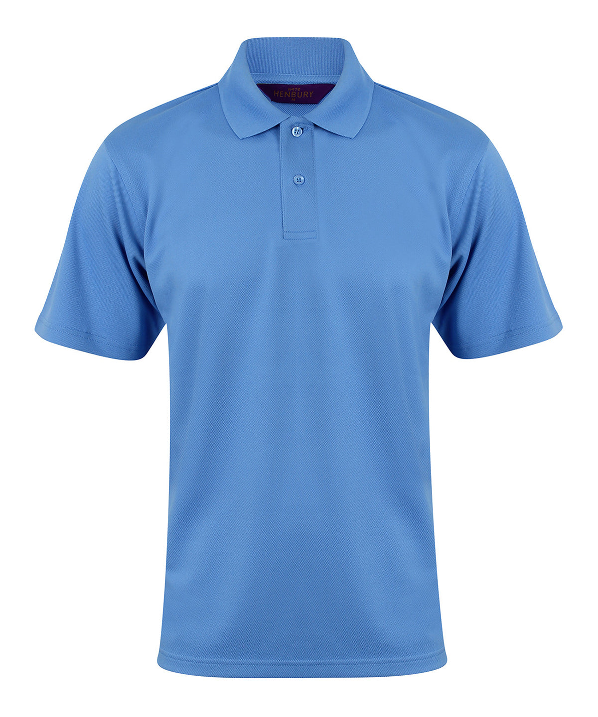 Pólóbolur Henbury HB475 – Mid Blue – 3XL