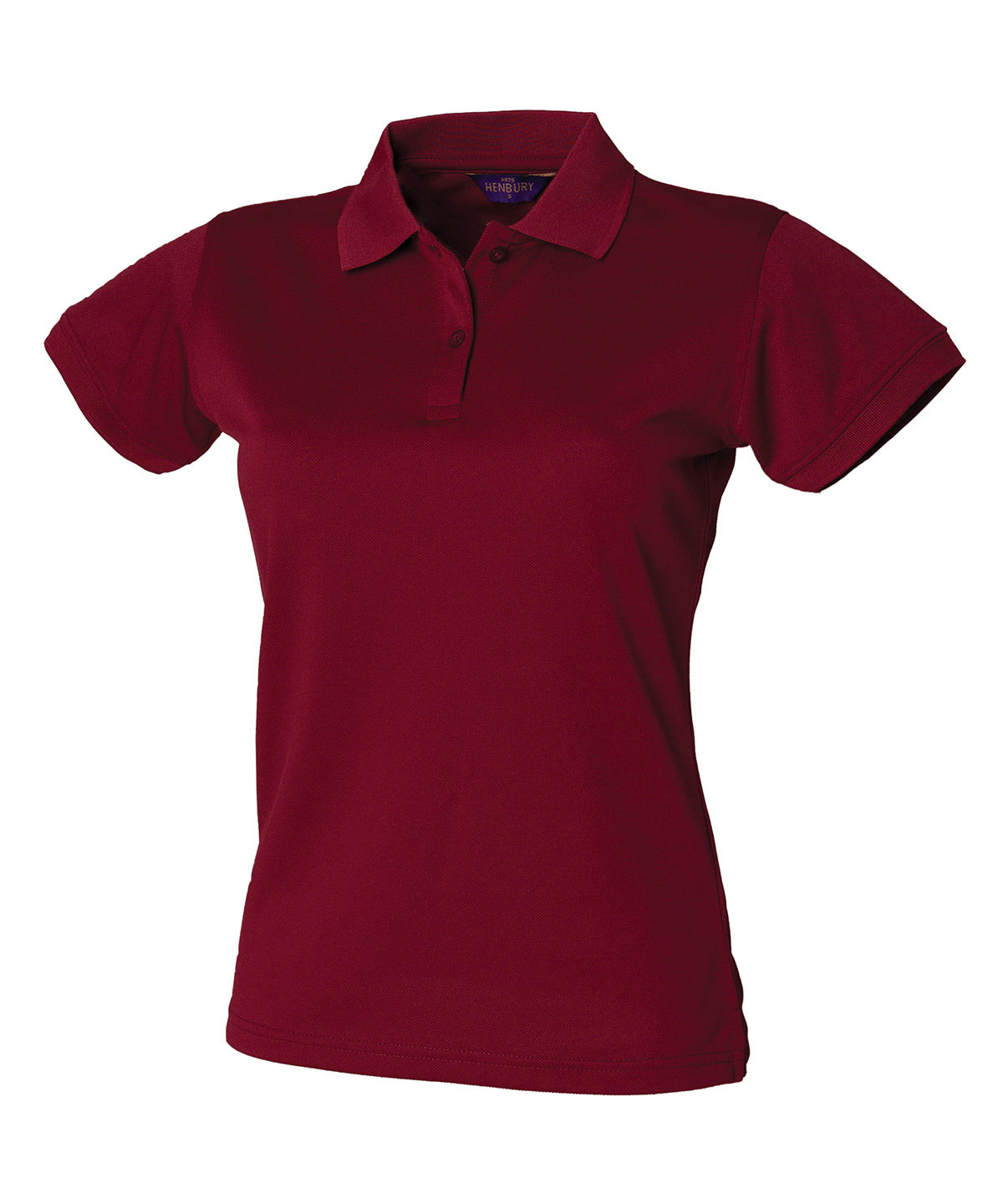 Pólóbolur Henbury HB476 – Vínrauður – 3XL