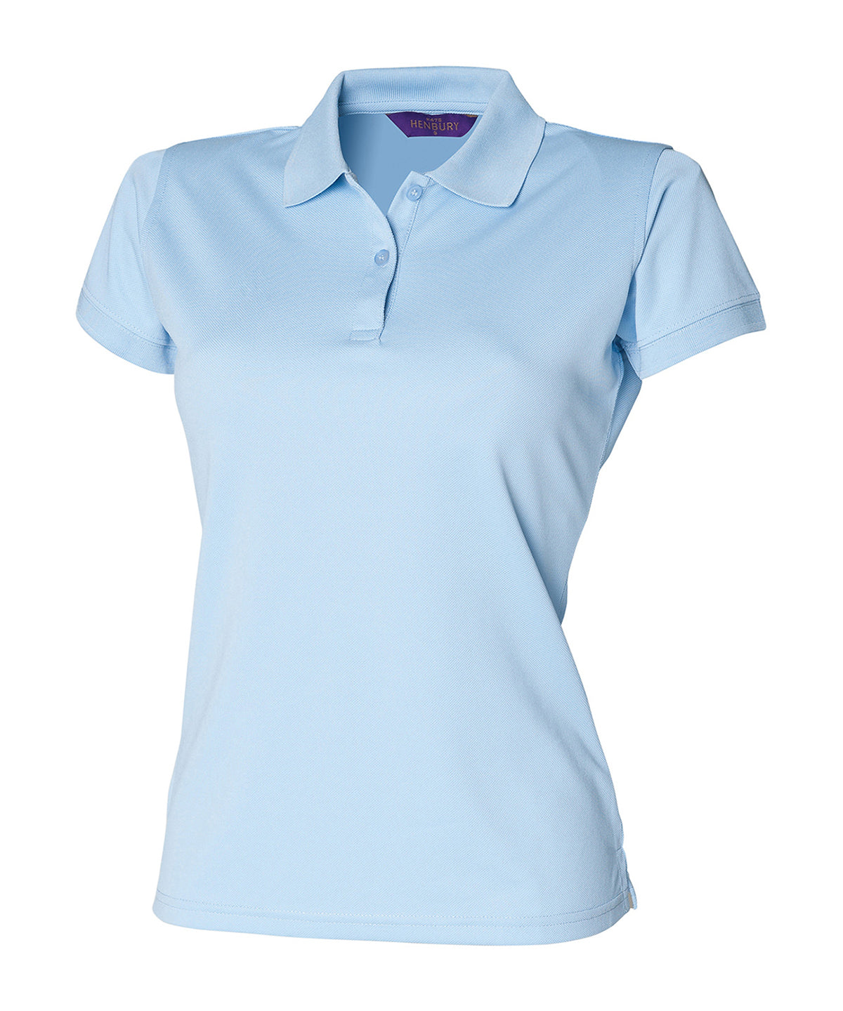 Pólóbolur Henbury HB476 – Light Blue – 3XL