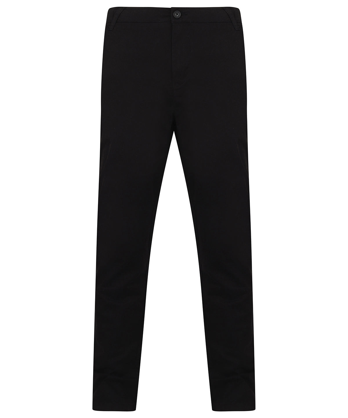 Chino-buxur Henbury HB650 – Svartur – 44 Unfinished