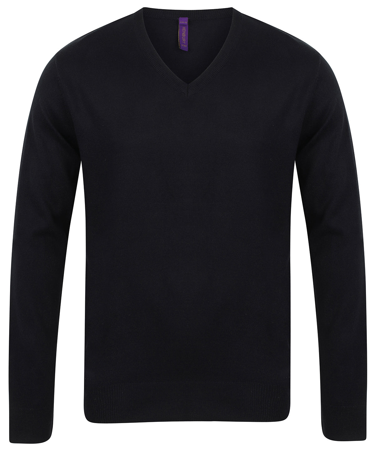 Prjónapeysa Henbury HB720 – Svartur – 4XL