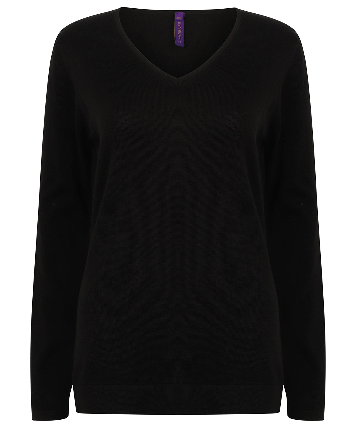 Prjónapeysa Henbury HB721 – Svartur – 4XL