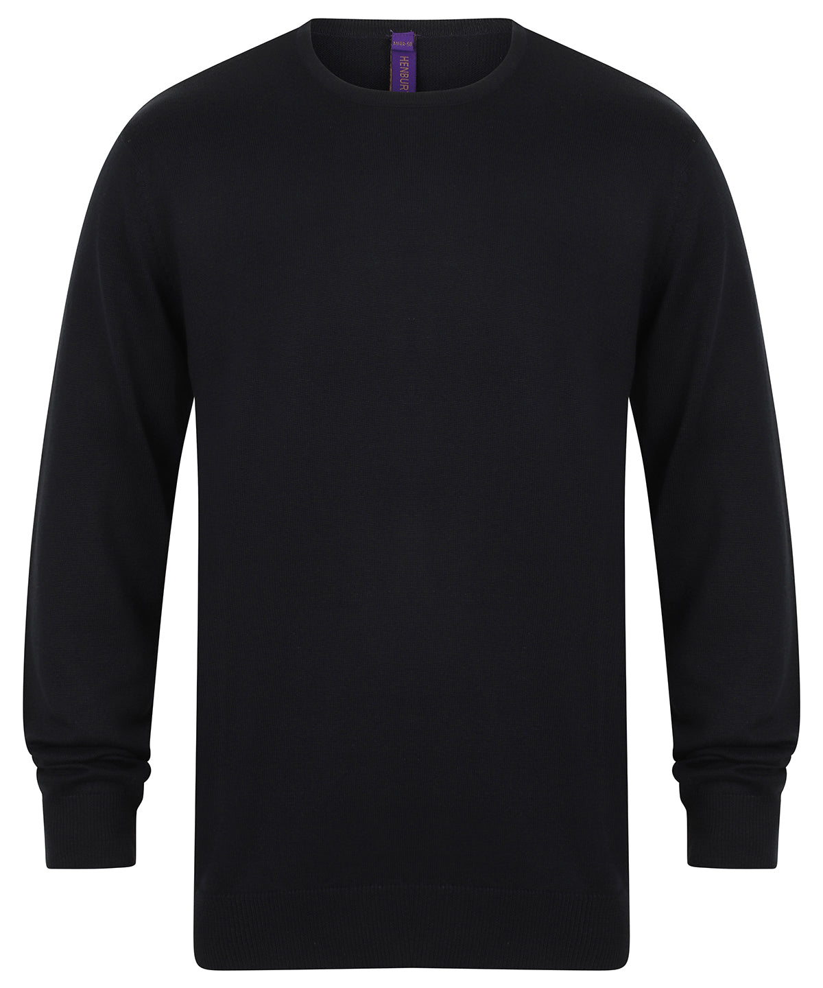 Prjónapeysa Henbury HB725 – Dökkblár – 4XL