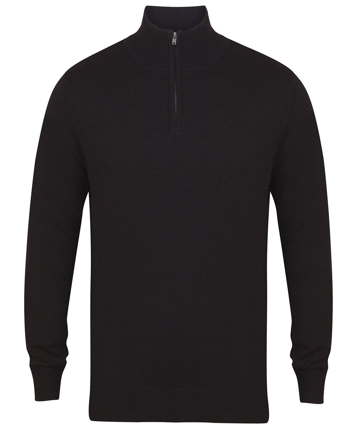 Prjónapeysa Henbury HB729 – Svartur – 4XL