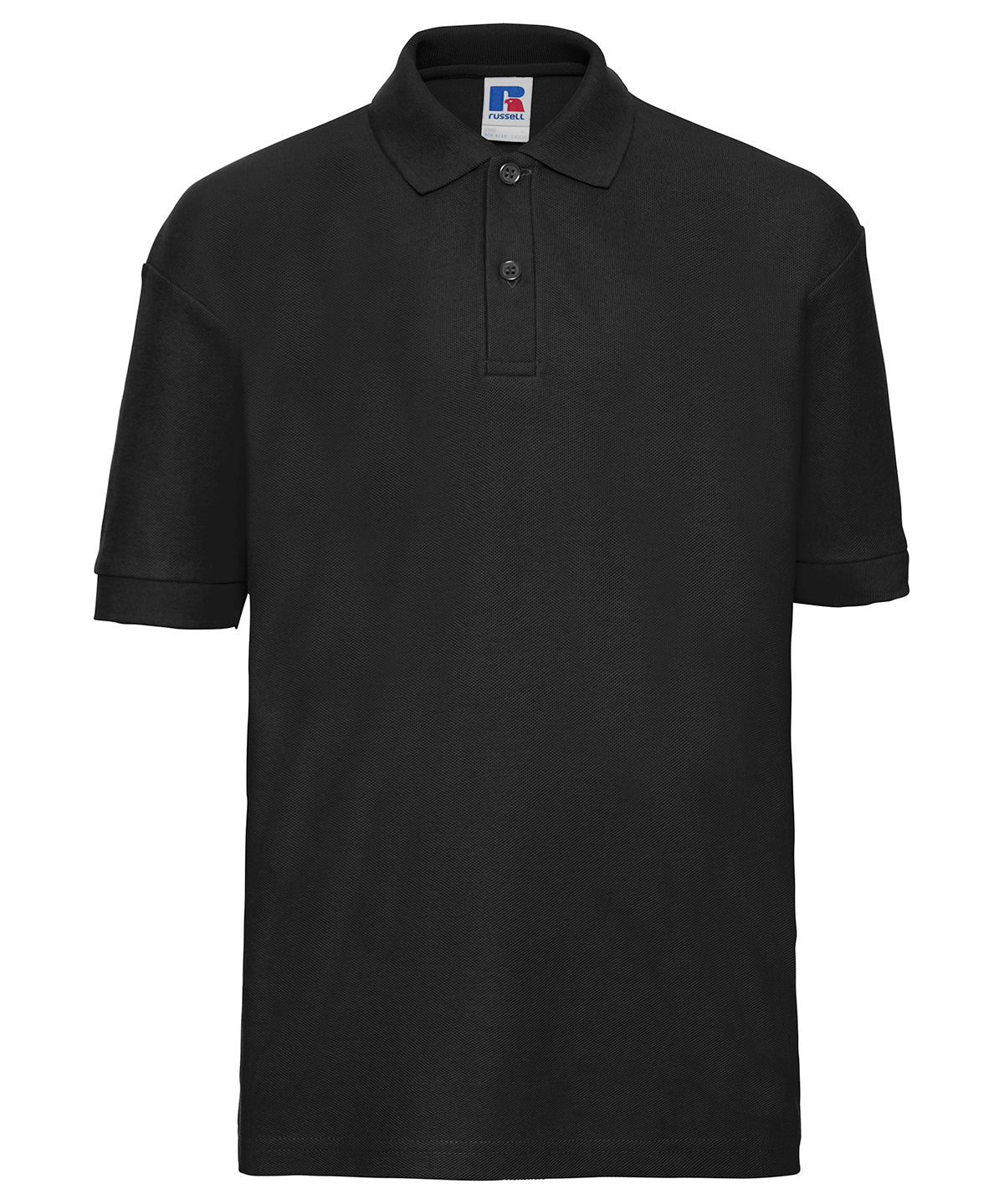 Pólóbolur Russell Athletic J539B – Svartur – 11/12 Years