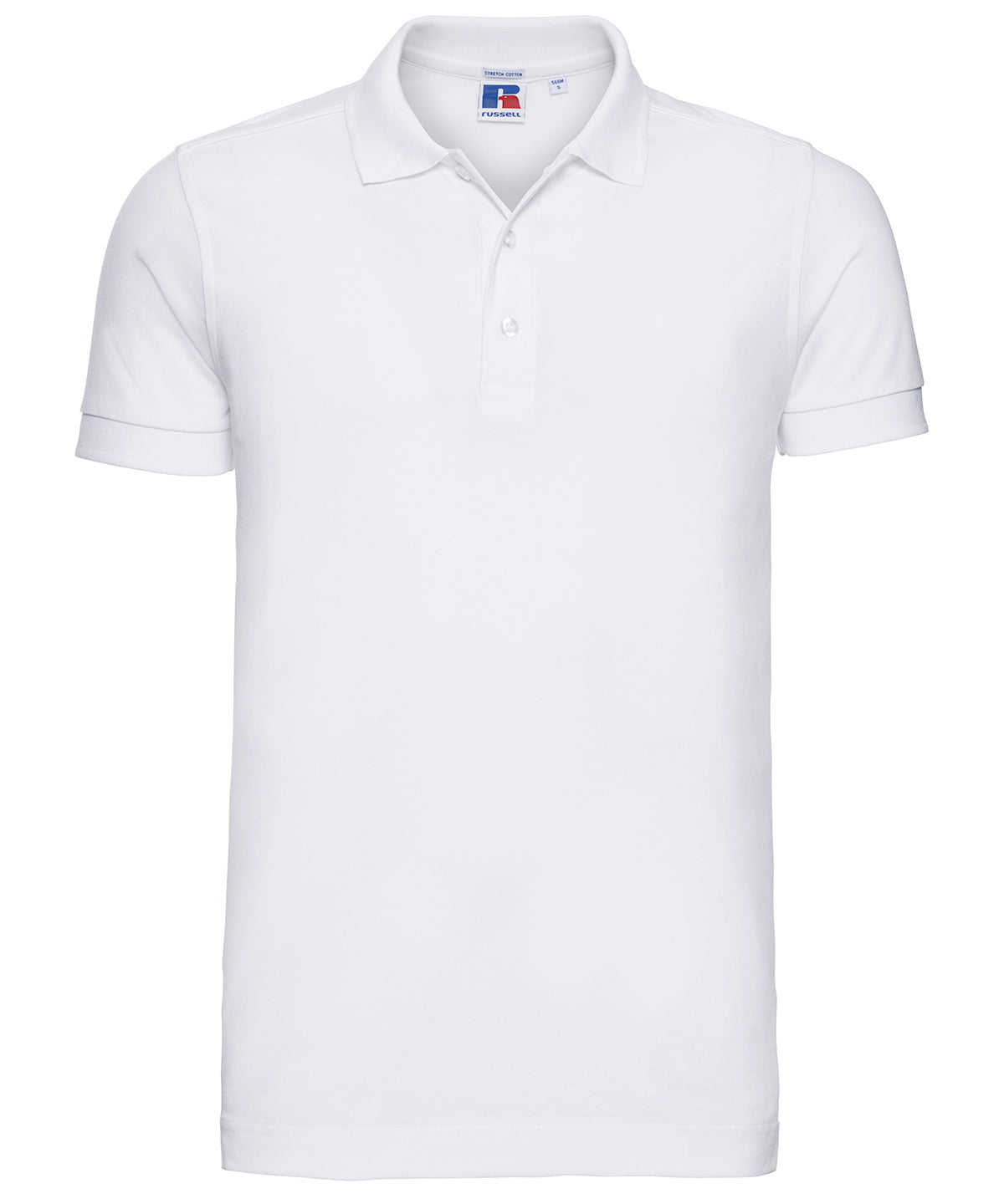 Pólóbolur Russell Athletic J566M – Hvítur – 3XL