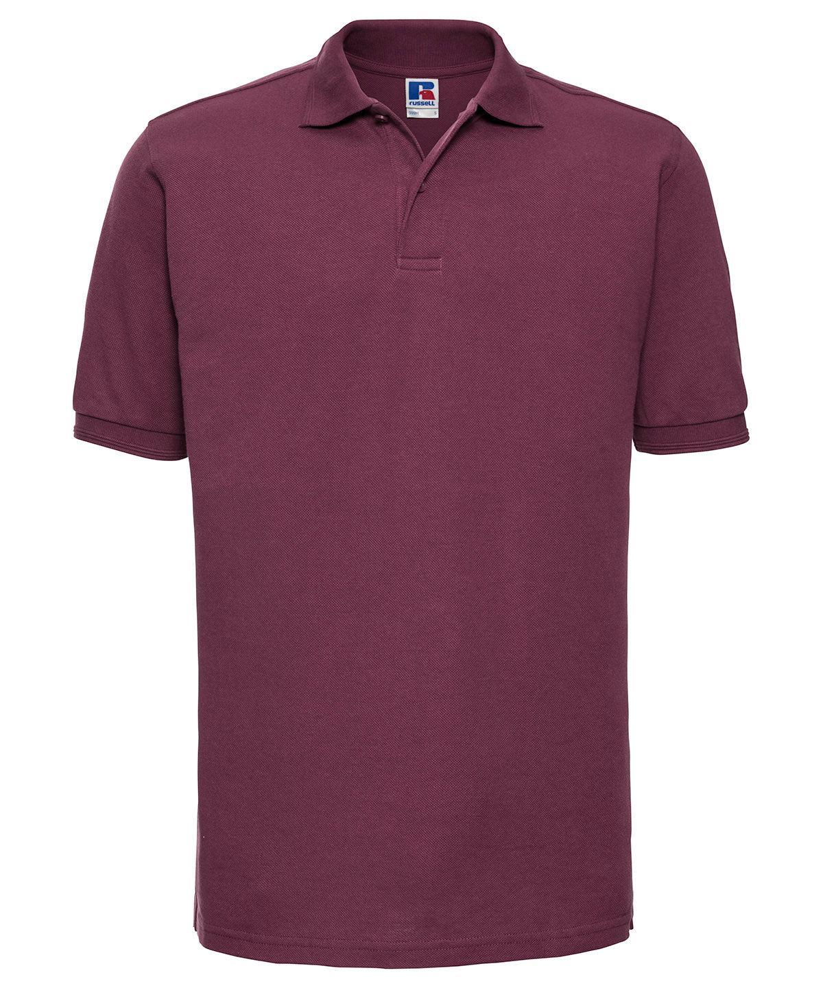 Pólóbolur Russell Athletic J599M – Vínrauður – 4XL
