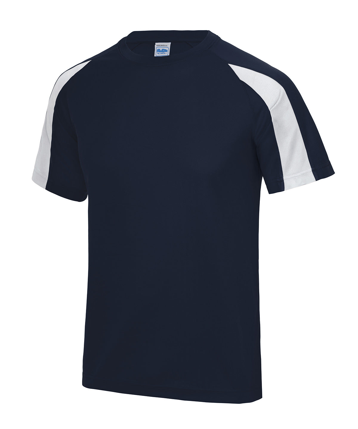 Stuttermabolur AWDis Just Cool JC003 – French Navy/Arctic White* – 2XL