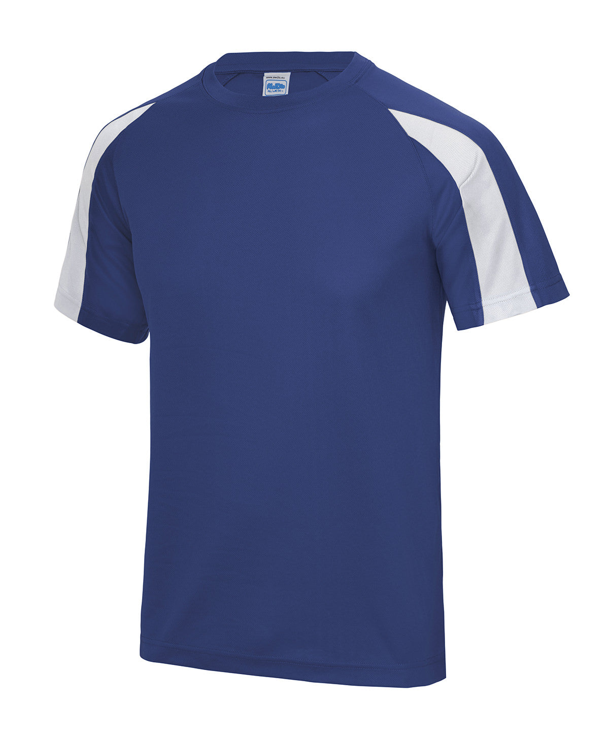 Stuttermabolur AWDis Just Cool JC003 – Royal Blue/Arctic White – 2XL