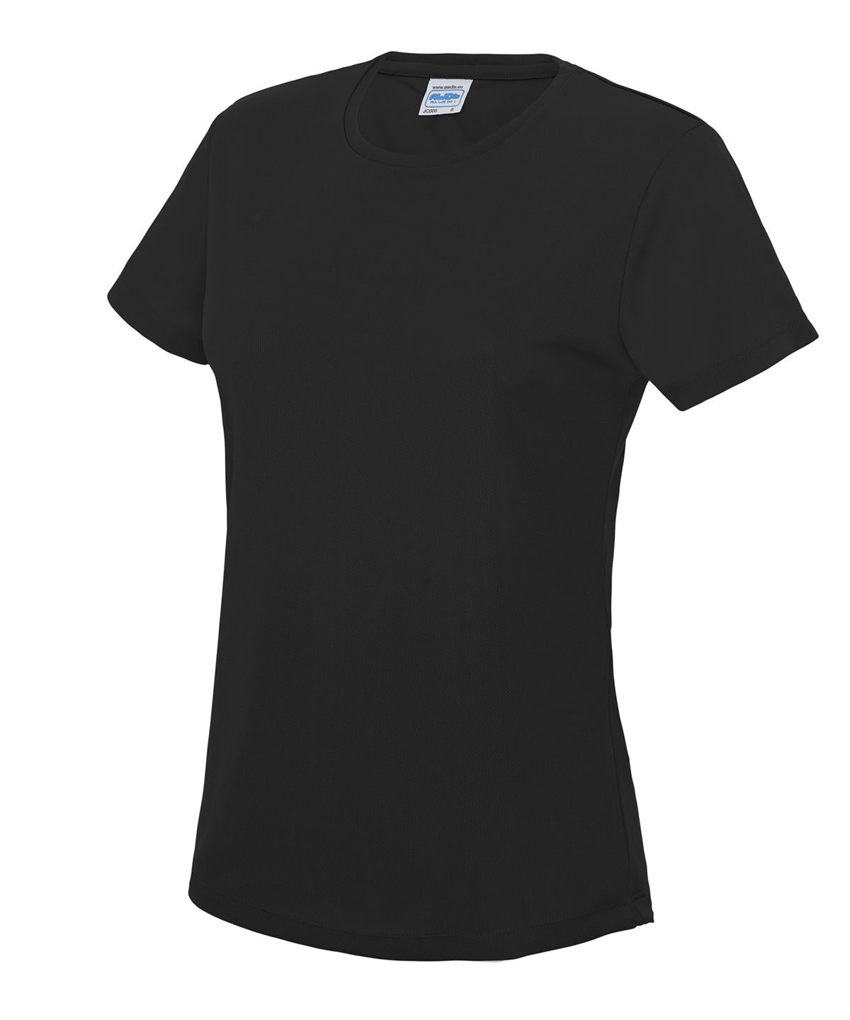 Stuttermabolur AWDis Just Cool JC005 – Jet Black*† – 4XL