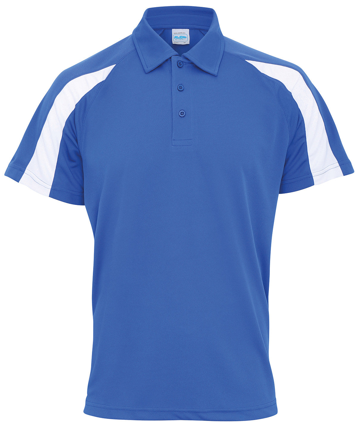 Pólóbolur AWDis Just Cool JC043 – Royal Blue/Arctic White – 2XL