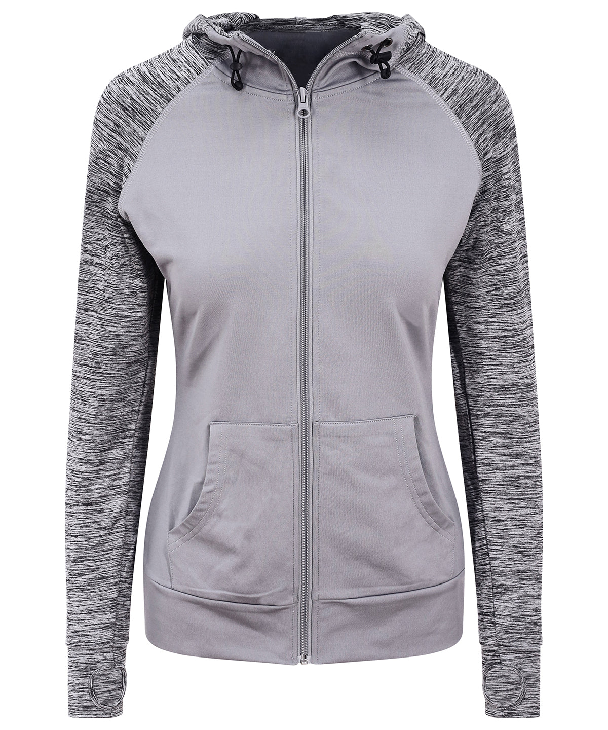 Hettupeysa AWDis Just Cool JC058 – Grey/Grey Melange – XL