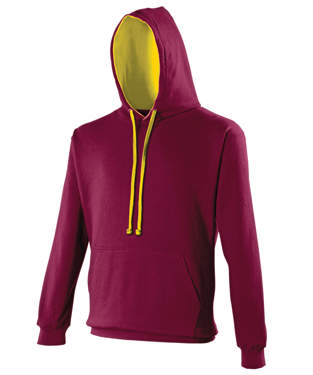 Hettupeysa AWDis Just Hoods JH003 – Burgundy/Gold – 2XL