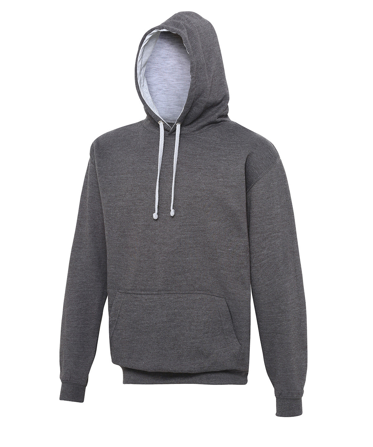 Hettupeysa AWDis Just Hoods JH003 – Charcoal/Heather Grey – 2XL