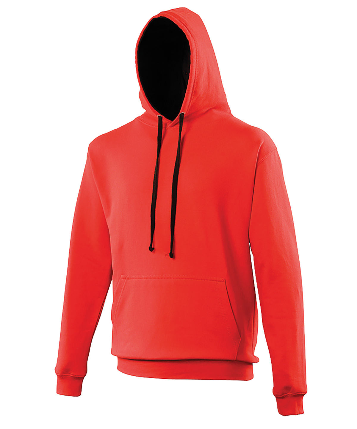Hettupeysa AWDis Just Hoods JH003 – Fire Red/Jet Black* – 2XL