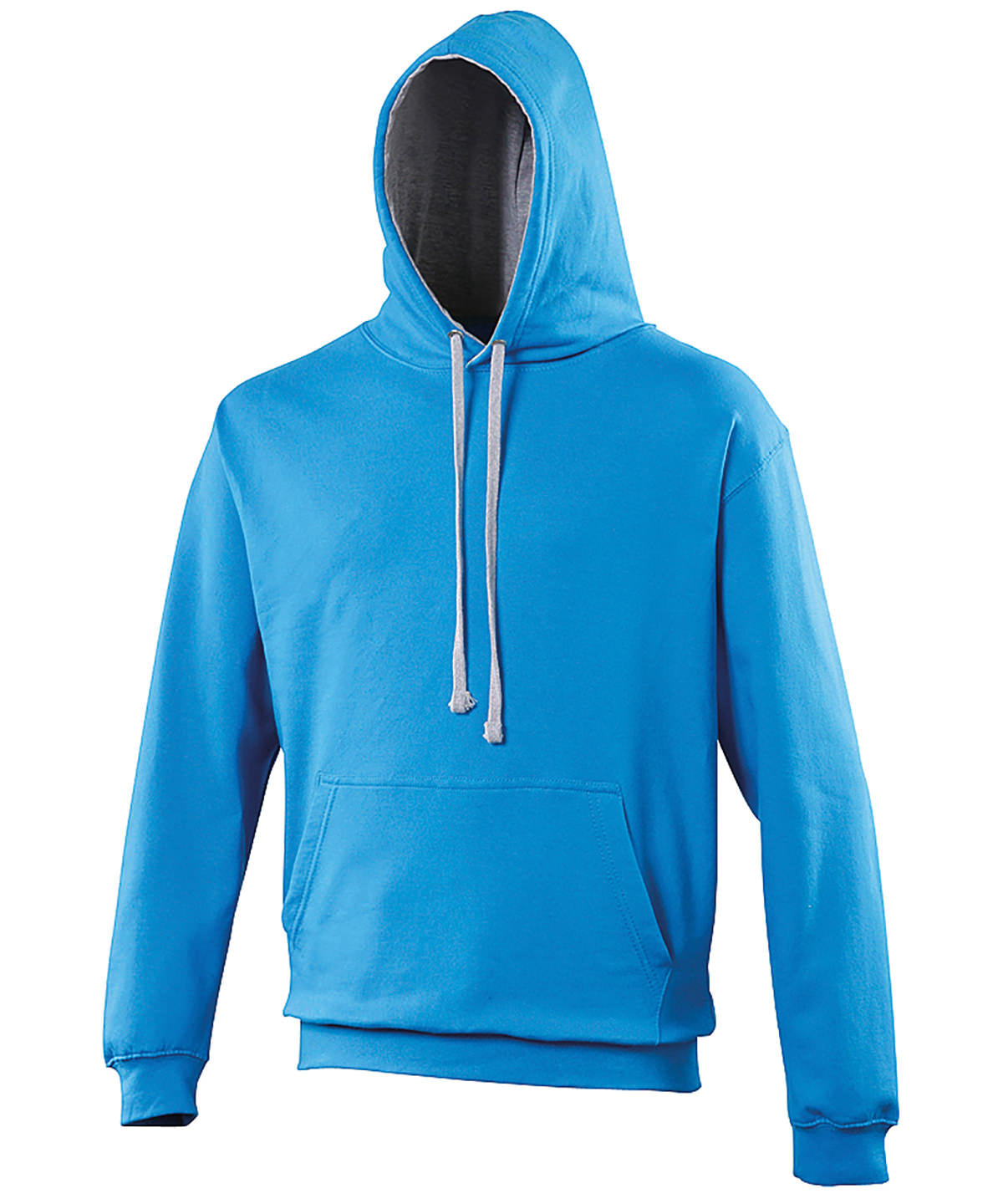 Hettupeysa AWDis Just Hoods JH003 – Sapphire Blue/Heather Grey* – 2XL