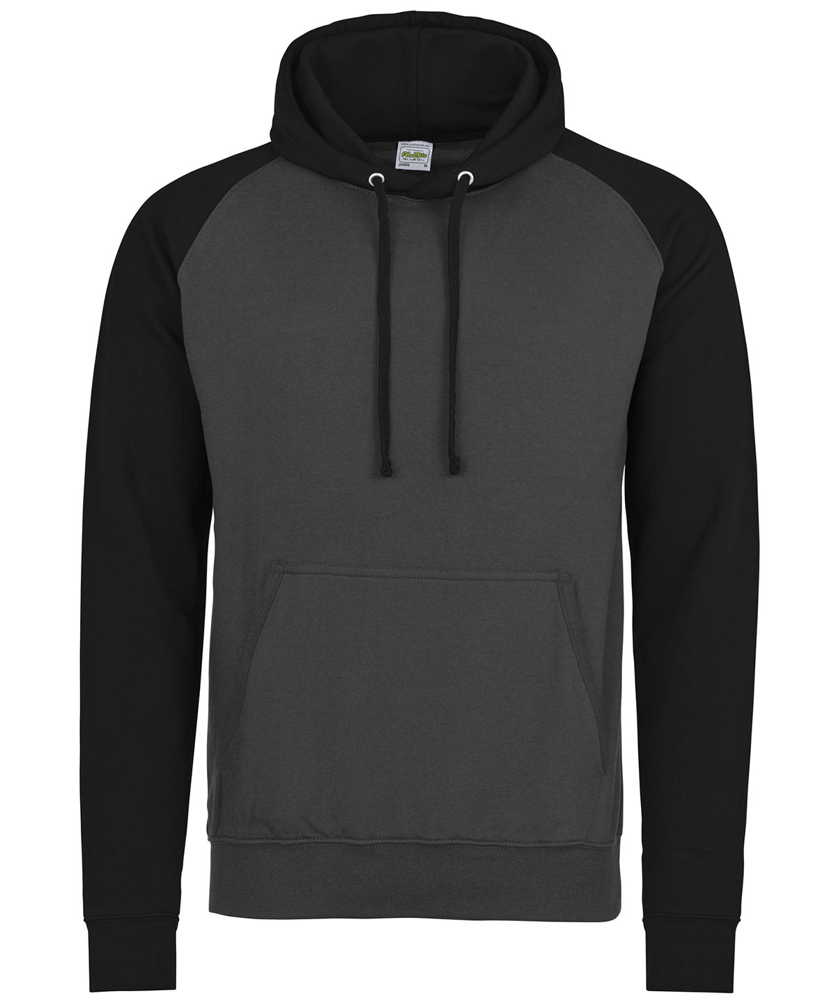 Hettupeysa AWDis Just Hoods JH009 – Charcoal/Jet Black – 2XL