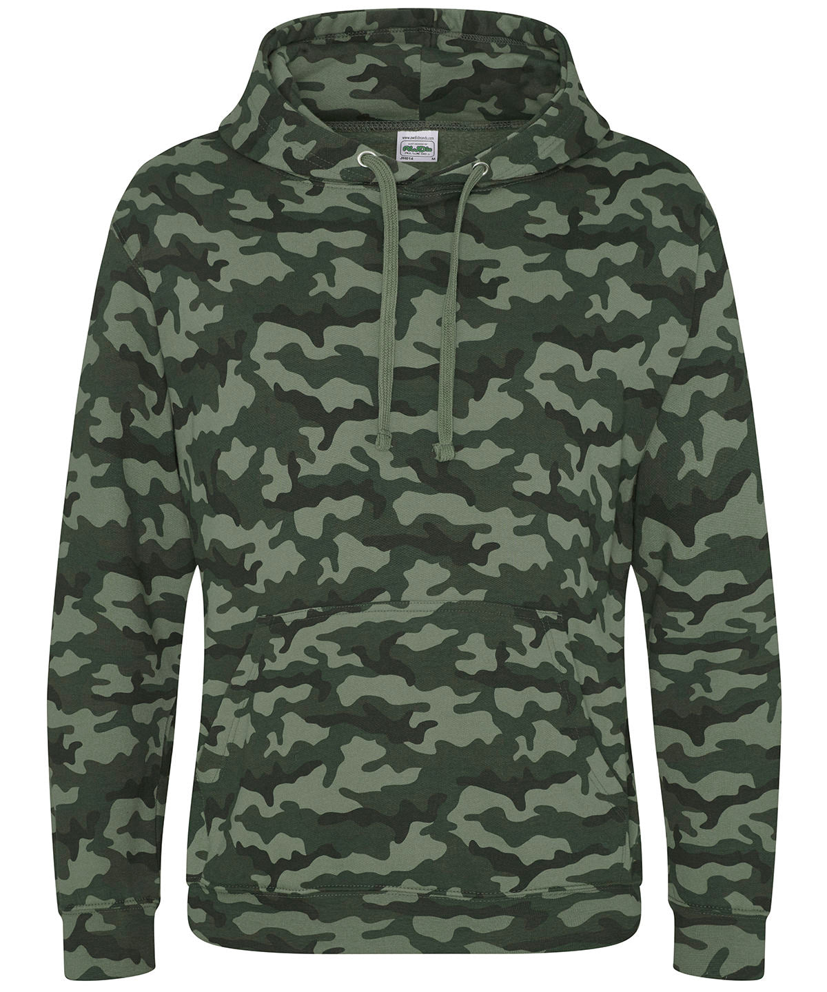 Hettupeysa AWDis Just Hoods JH014 – Green Camo – 2XL