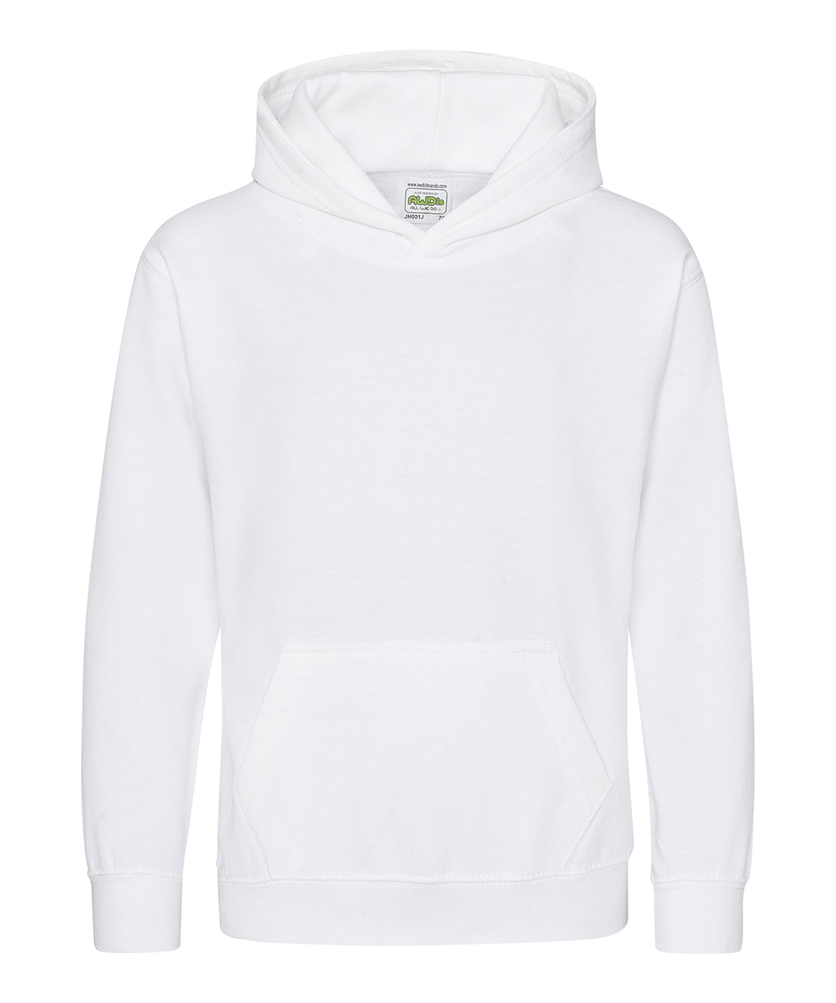 Hettupeysa AWDis Just Hoods JH01J – Arctic White – 12/13 Years