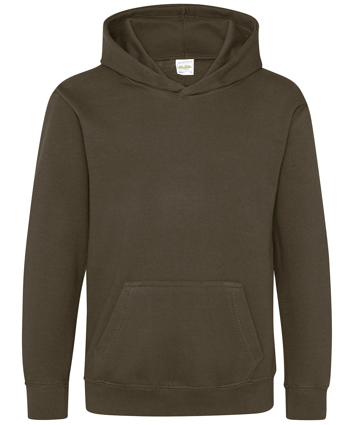 Hettupeysa AWDis Just Hoods JH01J – Olive Green – 12/13 Years
