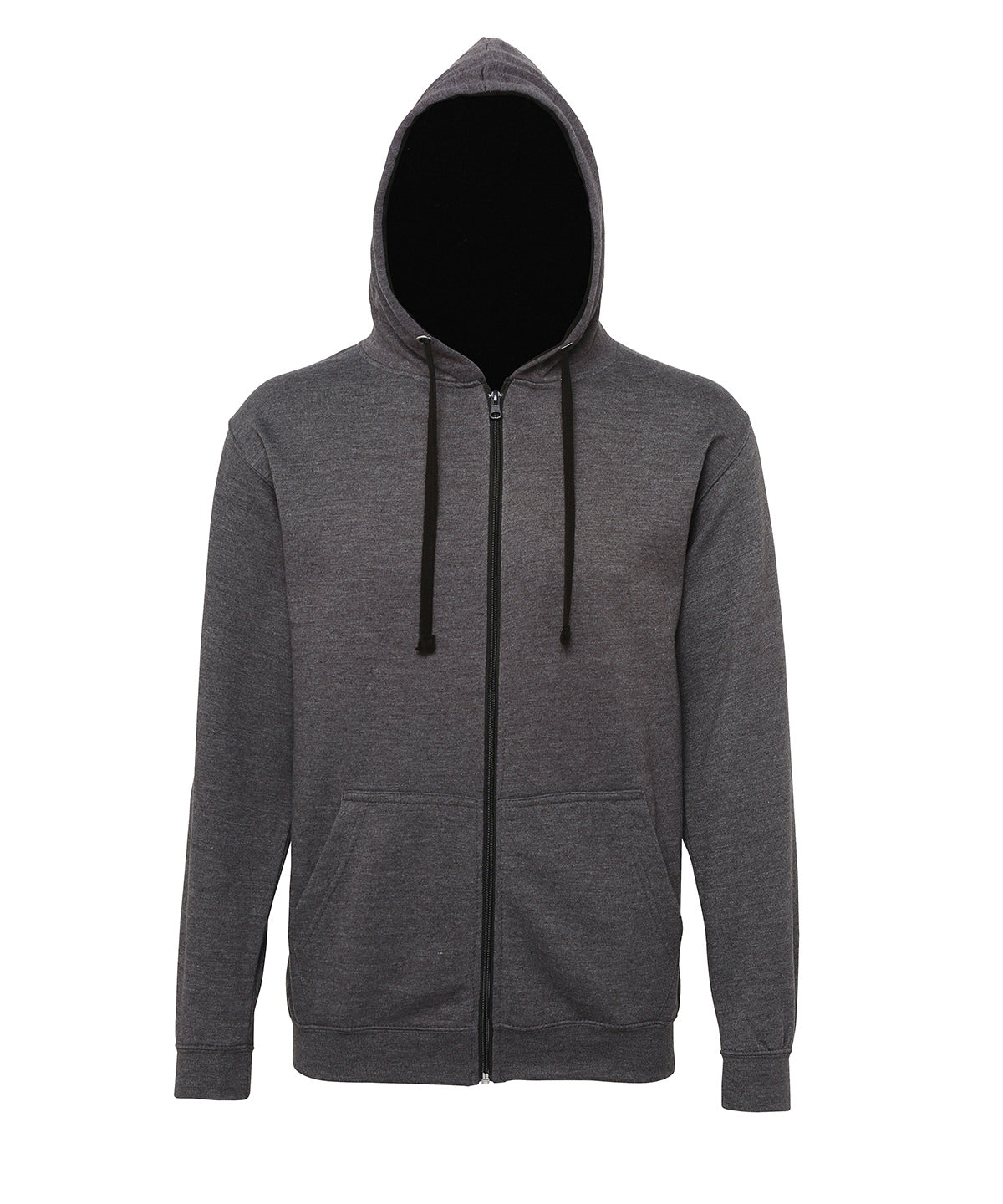Hettupeysa AWDis Just Hoods JH053 – Charcoal/Jet Black – 2XL