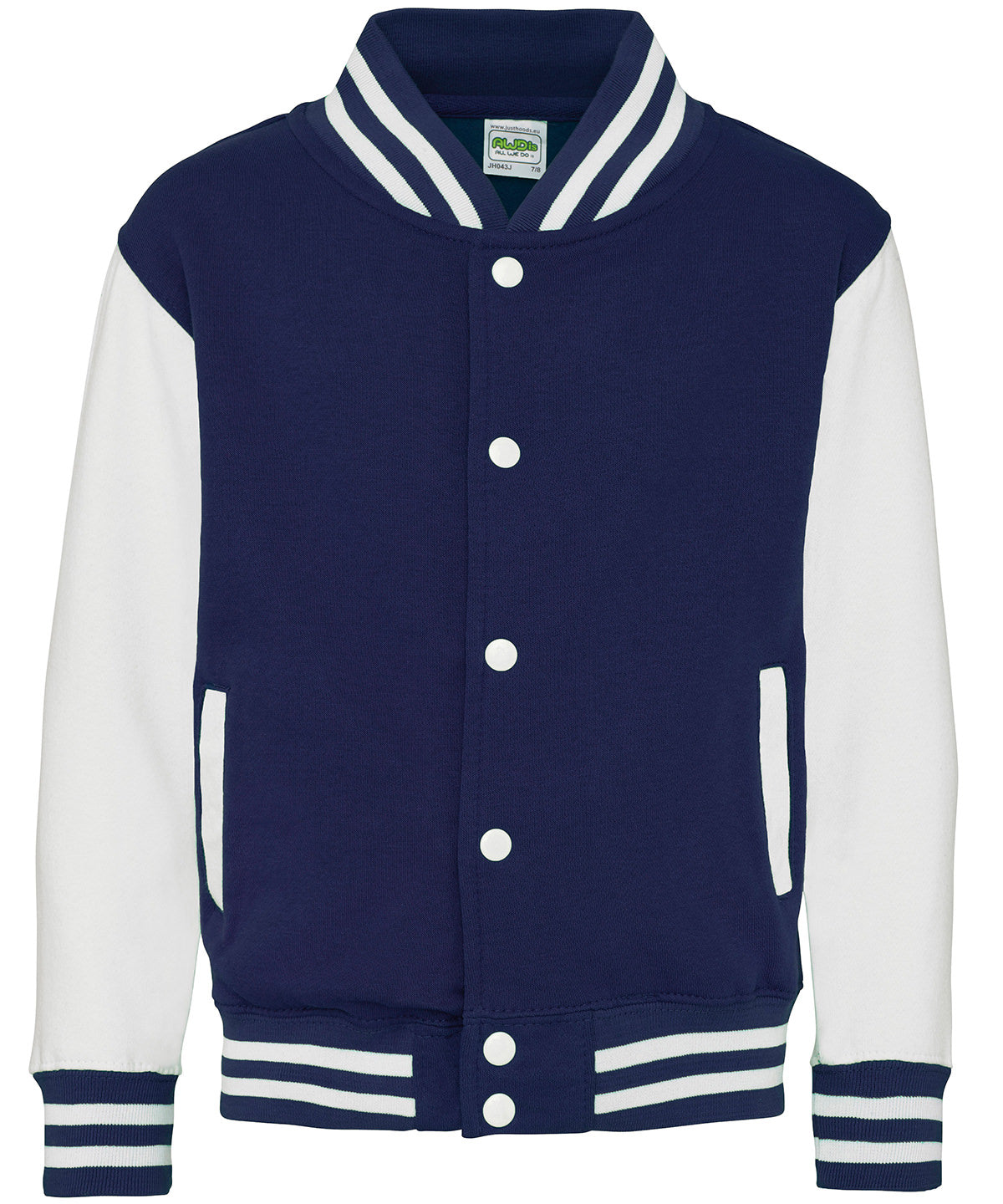 Peysa AWDis Just Hoods JH43J – Oxford Navy/White – 12/13 Years